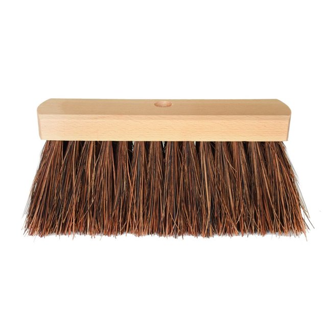 STRAATBEZEM 75 % BAHIA gelakt 30 cm plat