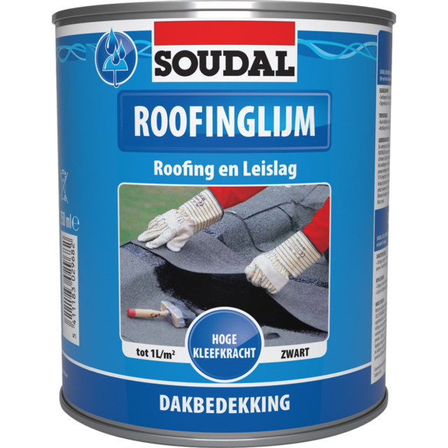 Roofinglijm zwart 4 l