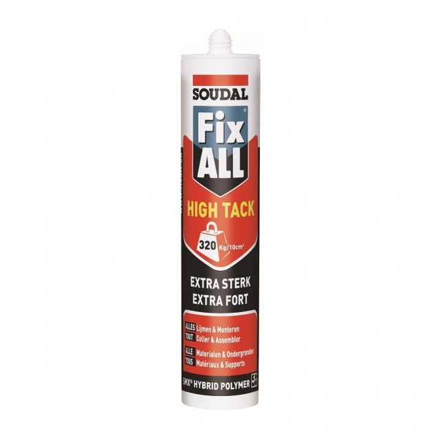 Fix All High Tack wit 290 ml Fix All High Tack wit 290 ml