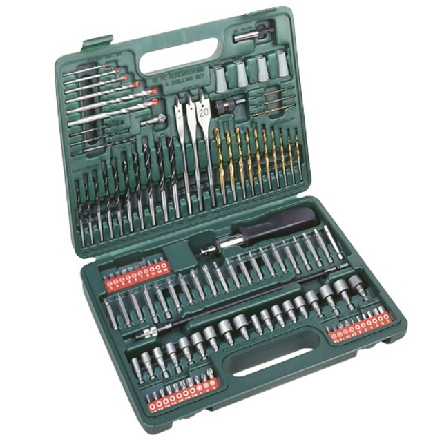 Boor/bit set 112-delig