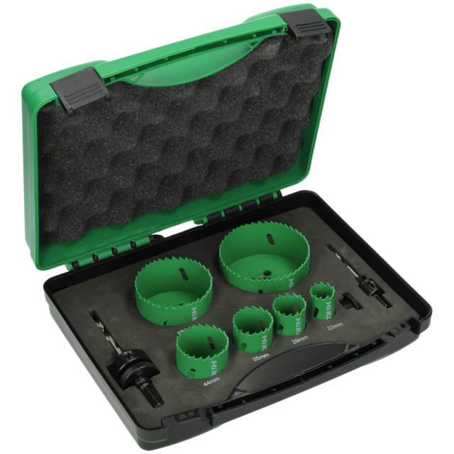 Elektriciensset  Ø22, 29, 35, 44, 68, 82mm