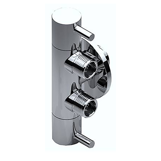 Tema Dubbel Hoekstopkraan 1x1/2M 2x3/8M