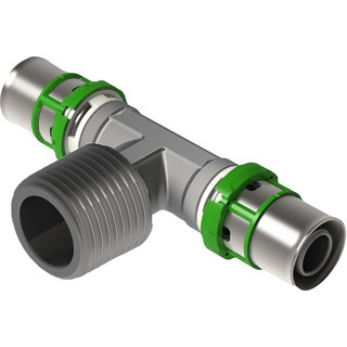 T-STUK PERSKOPPELING 16 x 1/2M x 16