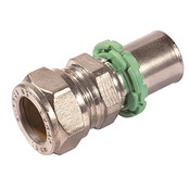 RECHTE PERSKOPPELING PERS-KNEL 16 x Ø15