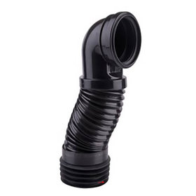 ALONI WAND AANSLUITBOCHT 90° FLEXIBEL AANSLUITING CONISCH Ø90-110 L:66CM