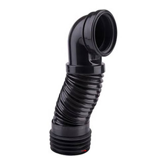 ALONI WAND AANSLUITBOCHT 90° FLEXIBEL AANSLUITING CONISCH Ø90-110 L:66CM