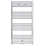 Creavit HANDDOEK RADIATOR MIDDEN AANSLUITING CHROOM 1200X600-829W