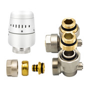 BELRAD H-BLOK MUUR COMPLEET MET THERMOSTATISCHE KOP