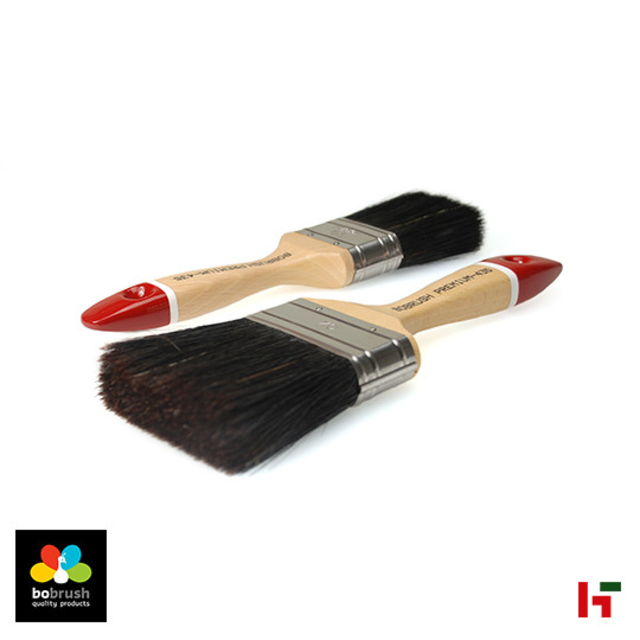 Platte kwast zwart prof plus