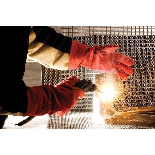 LASHANDSCHOEN SANDPIPER RUNDSSPLIT 35CM  ROOD M.11C LASHANDSCHOEN SANDPIPER RUNDSSPLIT 35CM  ROOD M.11C