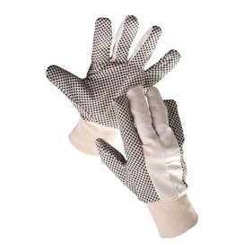 HANDSCHOEN KEPERDOEK OSPREY 8OZ+ PVC MICRODOTS TRICOTBOORD M.10B
