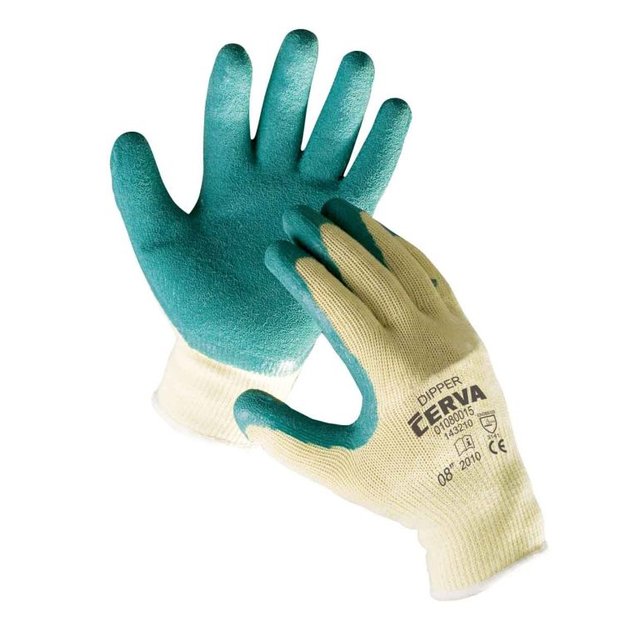 HANDSCHOEN NAADLOOS GEBREID+LATEX DIPPER HANDSCHOEN NAADLOOS GEBREID+LATEX DIPPER