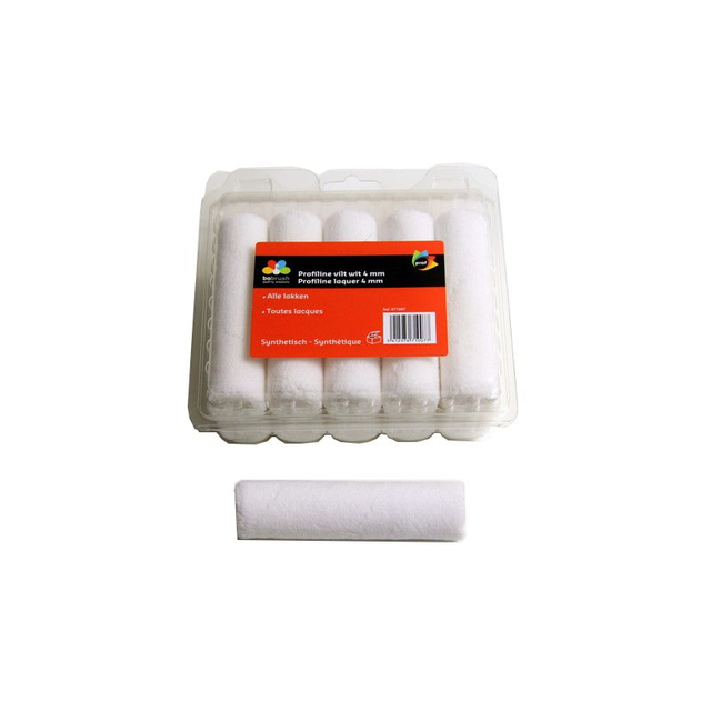 PROFI-LINE  vervang vilt-lakrol 10 cm-10 st