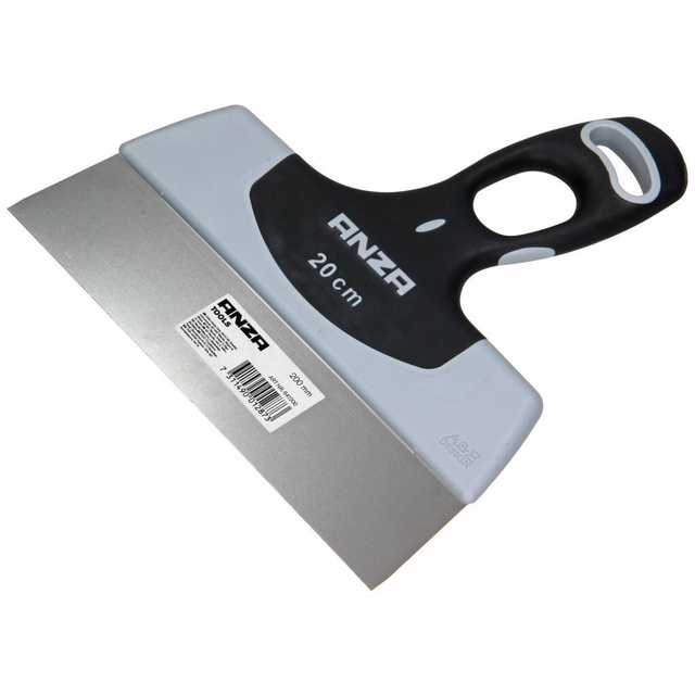 Plafoneermes INOX softgrip handvat