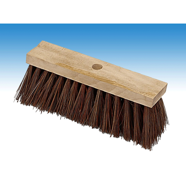 STRAATBEZEM 75 % BAHIA gelakt 30 cm plat