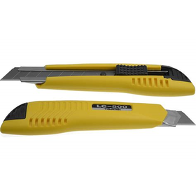 Cutter met metalen geleider - afbreekmes 18mm