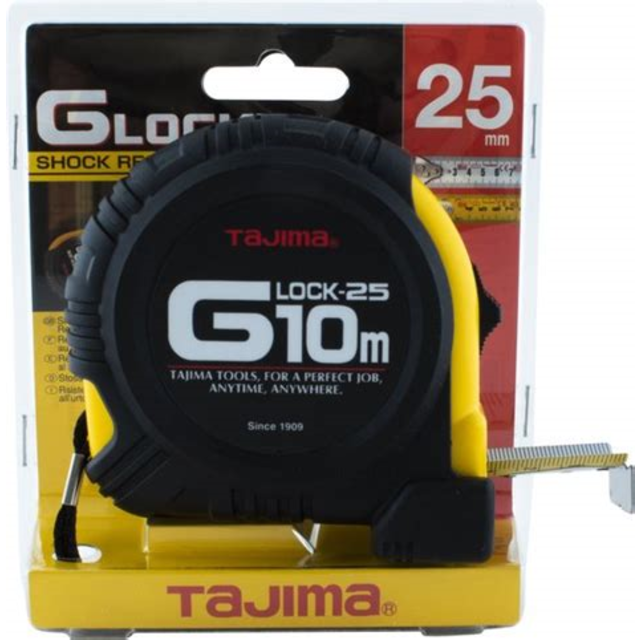 G-Lock - Rolmeter - 10 m x 25 mm G-Lock - Rolmeter - 10 m x 25 mm