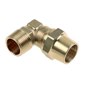 Bikon Gas kniekoppeling M