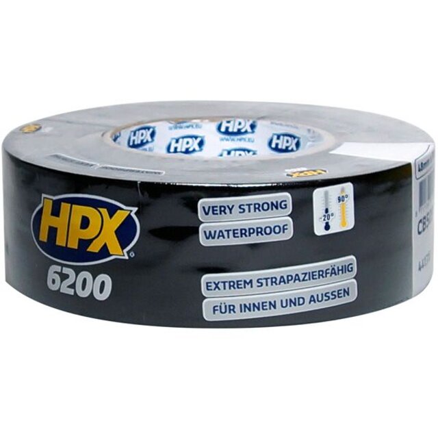 HPX REPAIR TAPE 25M ZWART