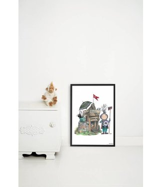 Kek Amsterdam Poster 'Small Knight', 42 x 60 cm