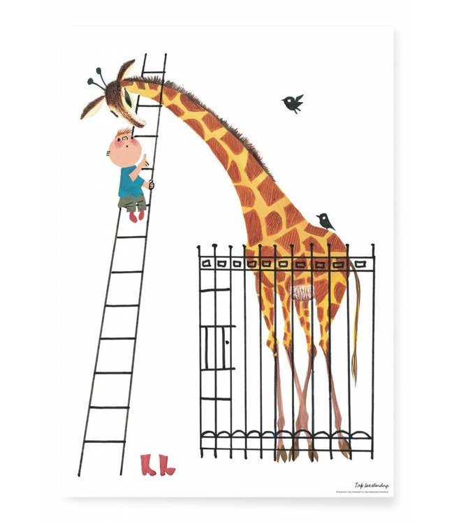 Poster 'Giant Giraffe', 42 x 60 cm