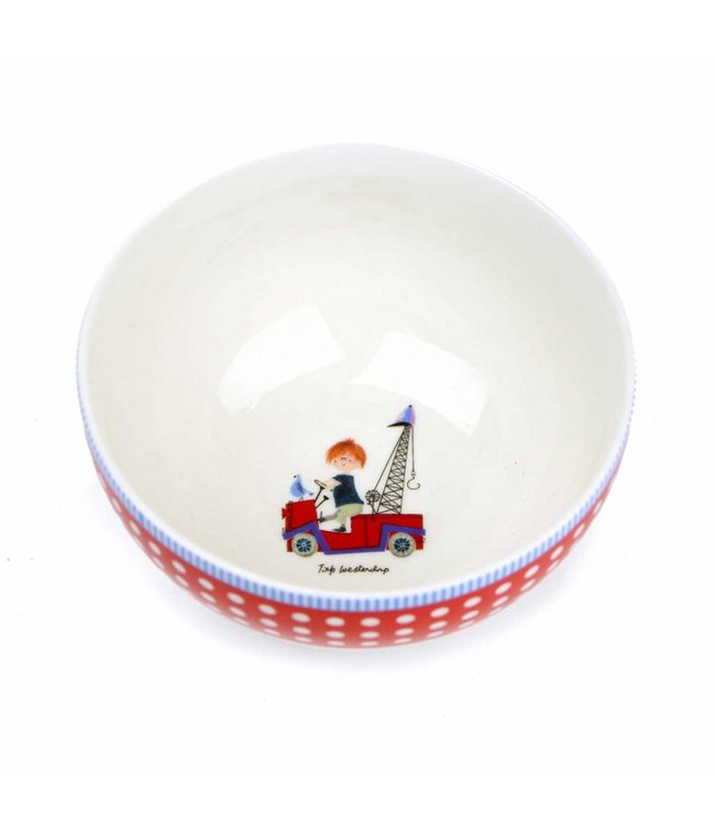 Bowl - The Red Tow Truck (white-red)