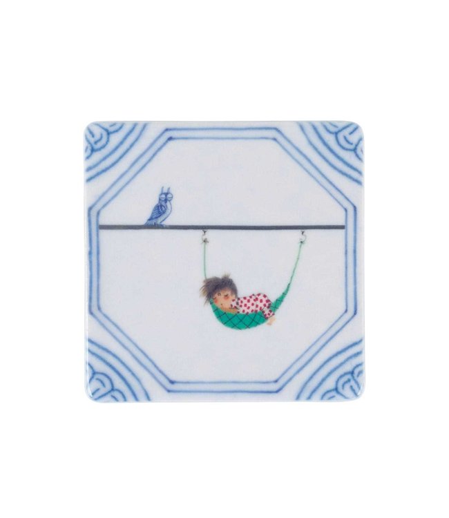 StoryTiles Mini Magnet Tile 'A lazy afternoon' - Fiep Westendorp