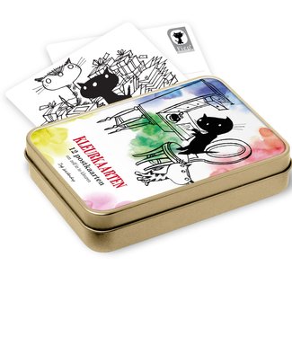 MTday Tin with 12 color cards - Pim & Pom