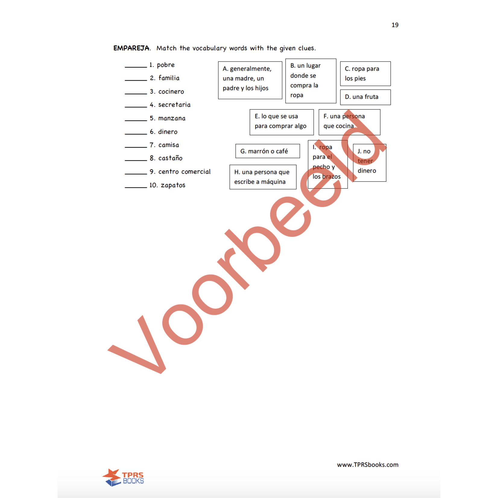 Pobre Ana - Docentenhandleiding