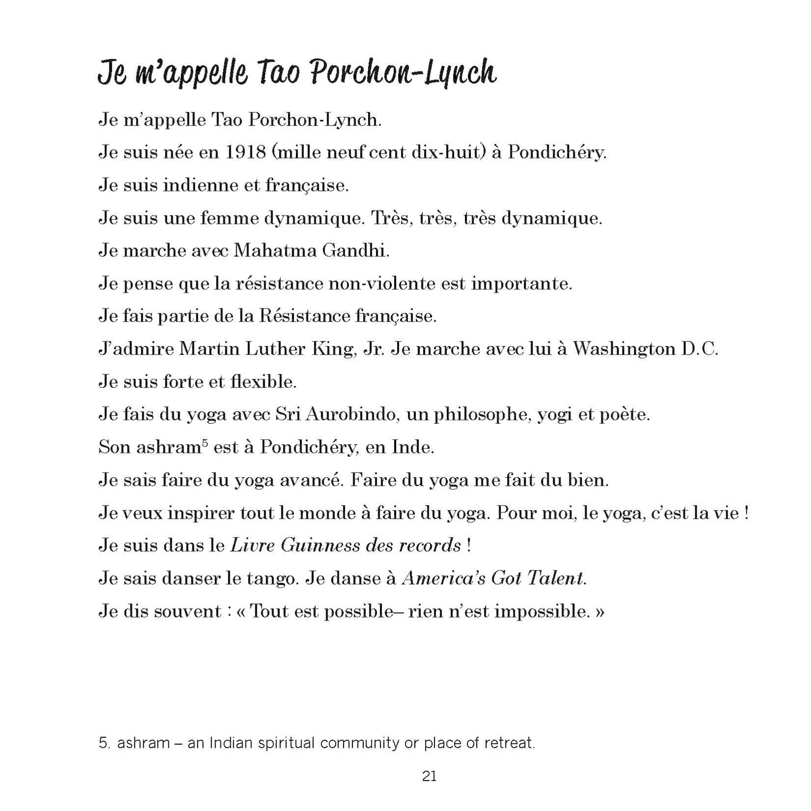 Carla Tarini Qui parle français ? - Livre 5