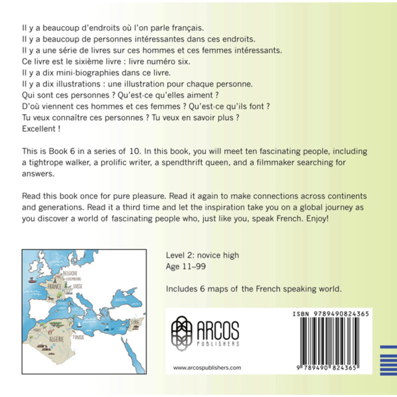 Arcos Publishers Qui parle français ? - Livre 6