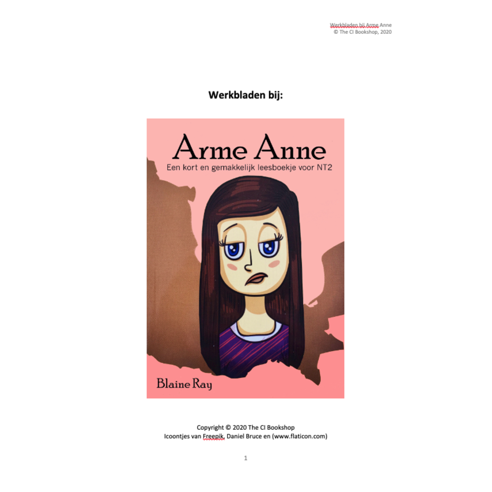 Arcos Publishers Arme Anne - Werkbladen