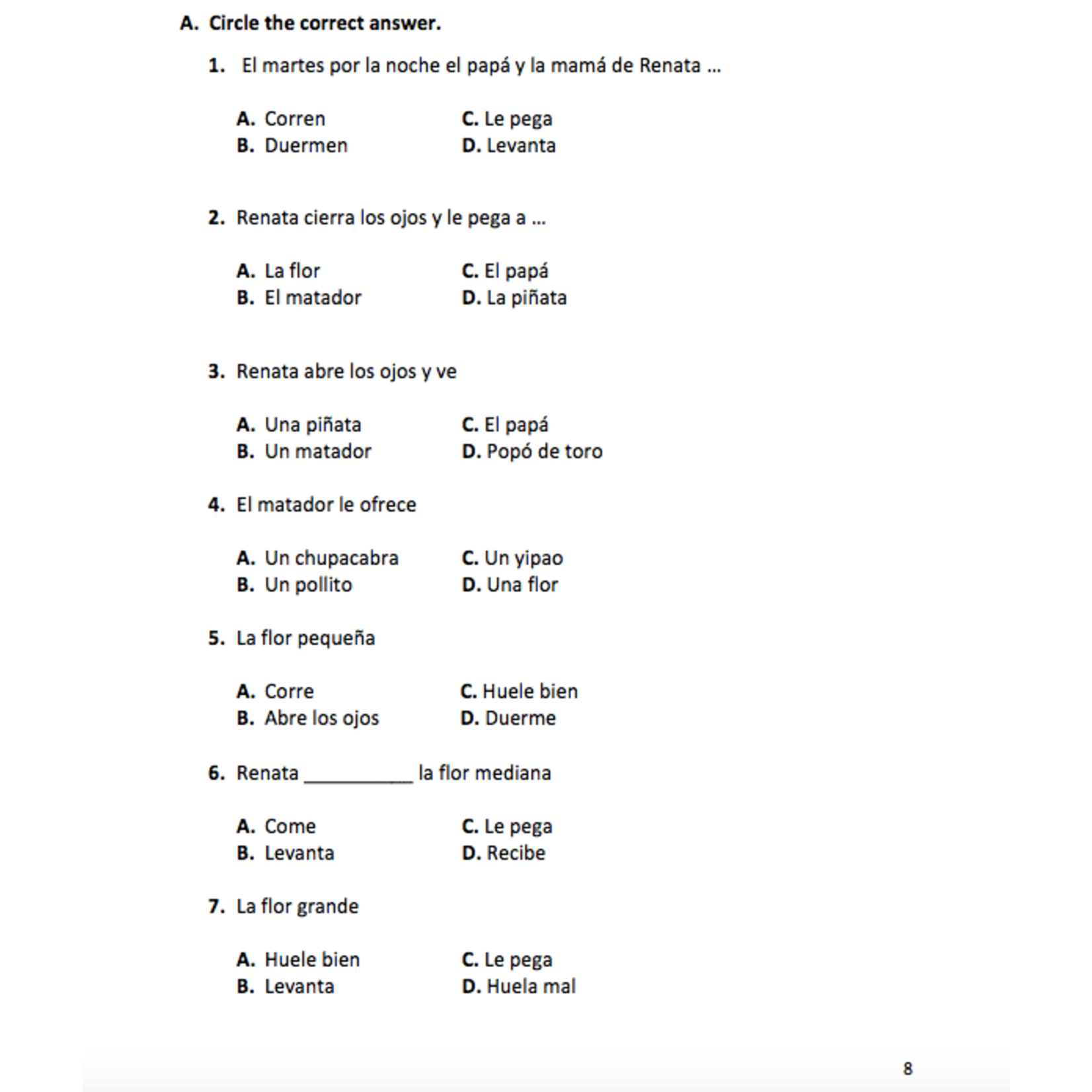 Craig Klein-Dexemple La piñata de Renata - Workbook