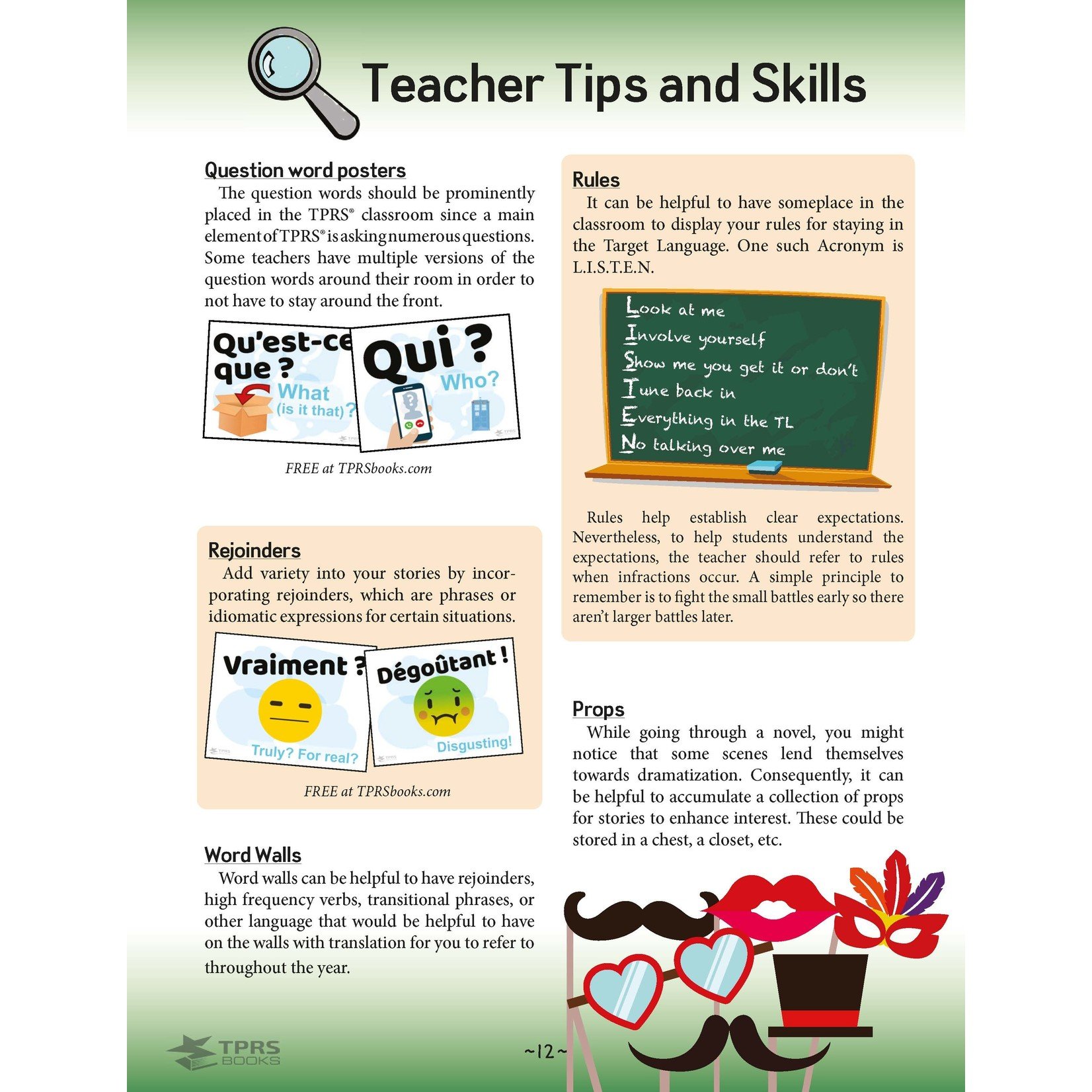 TPRS Books Pauvre Anne - Teacher's Guide