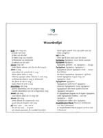 Dutch glossary for Syra et animālia