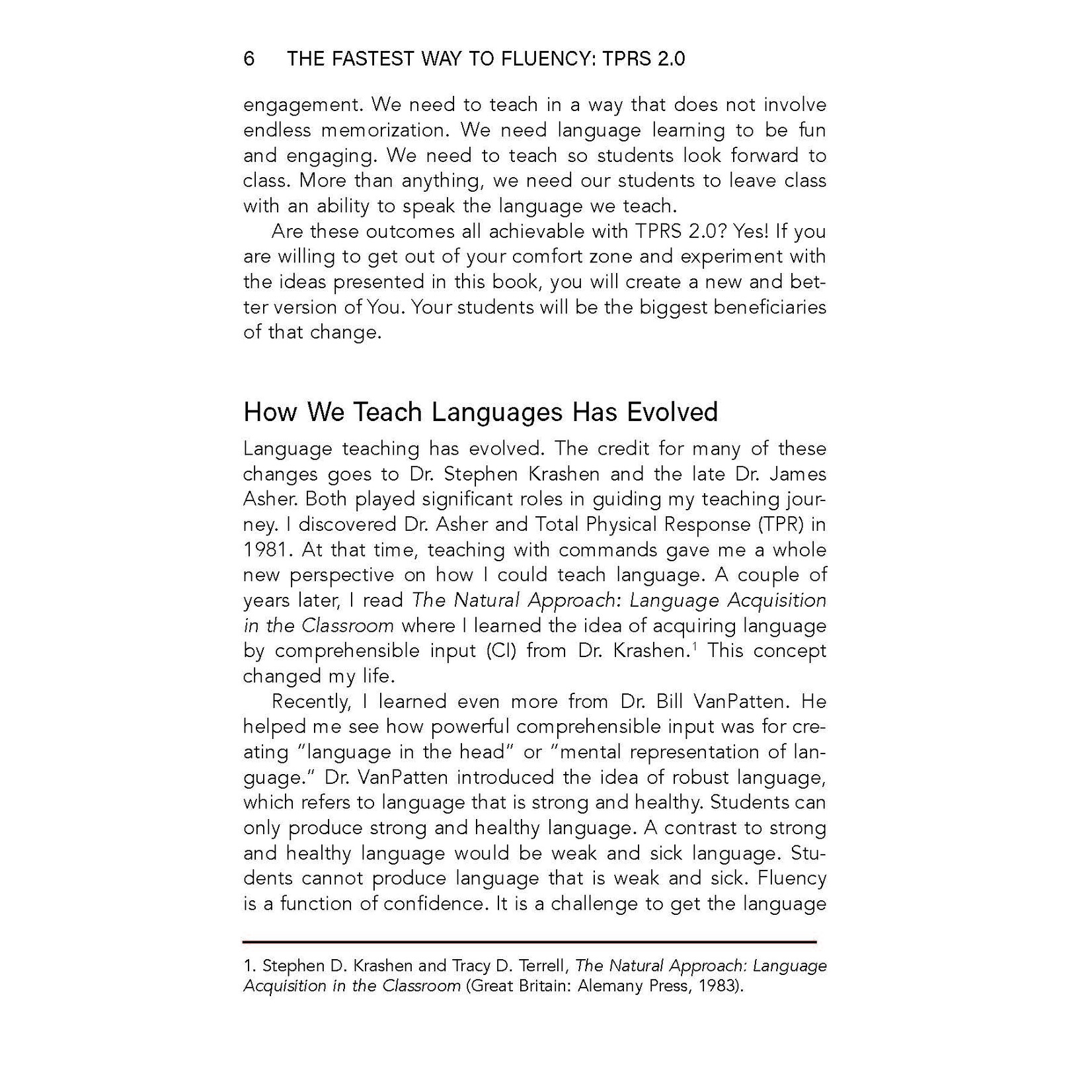 TPRS 2.0 - The fastest way to Fluency