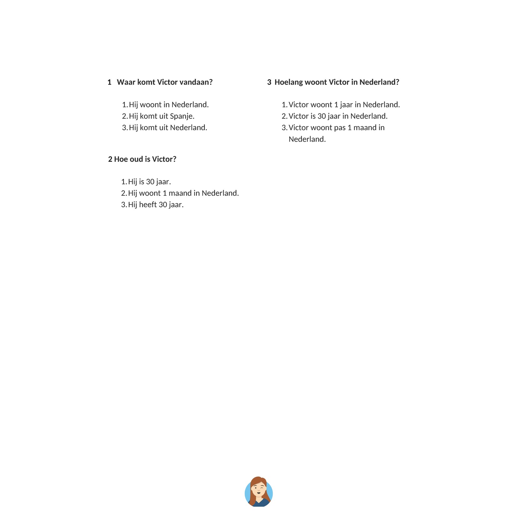 Marie-José Kruiskamp Learn Dutch with Victor  A0-A2 - Where Stories Are Your Textbook