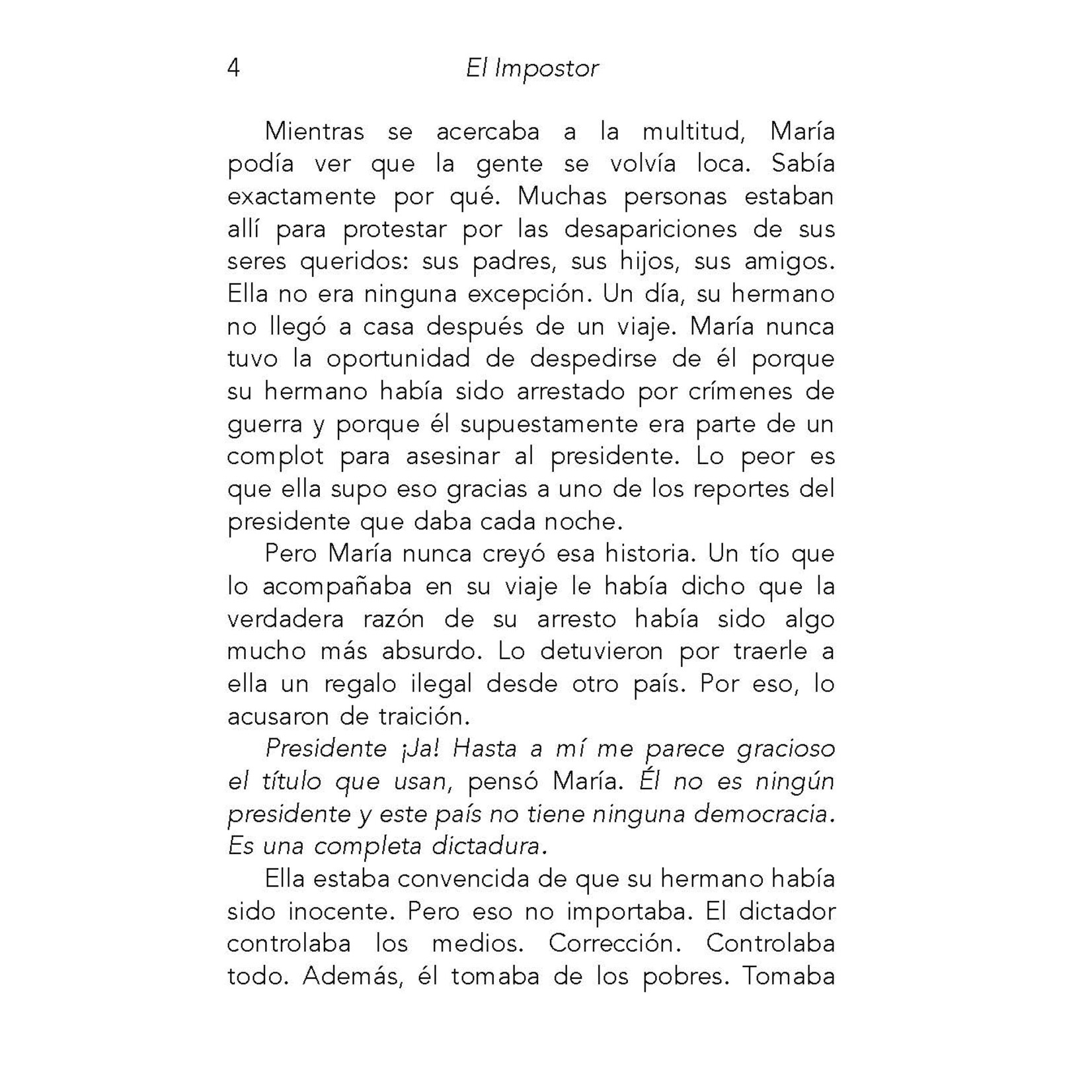 El impostor