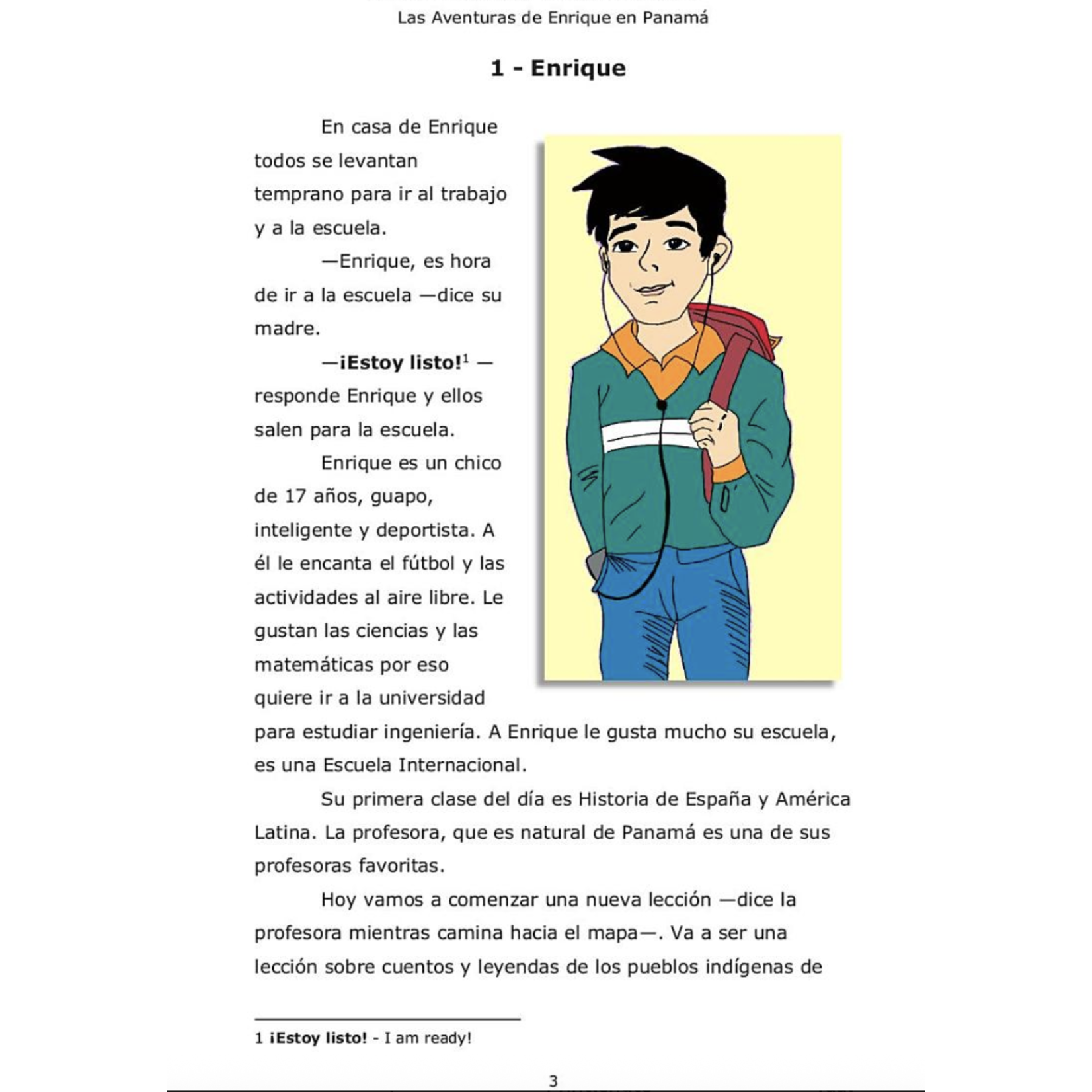 Nayka Barrios Jaén Las aventuras de Enrique en Panamá