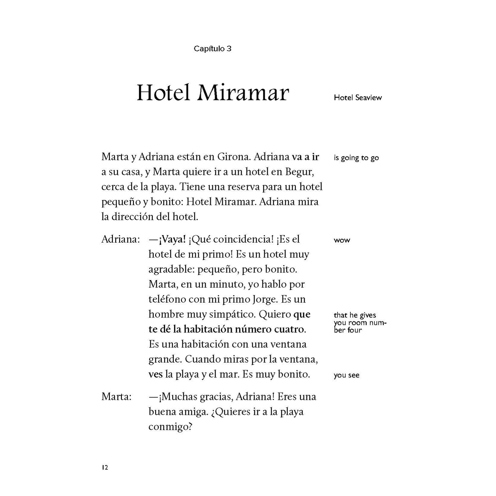 Kirstin Plante Hotel Miramar - Spanish-English