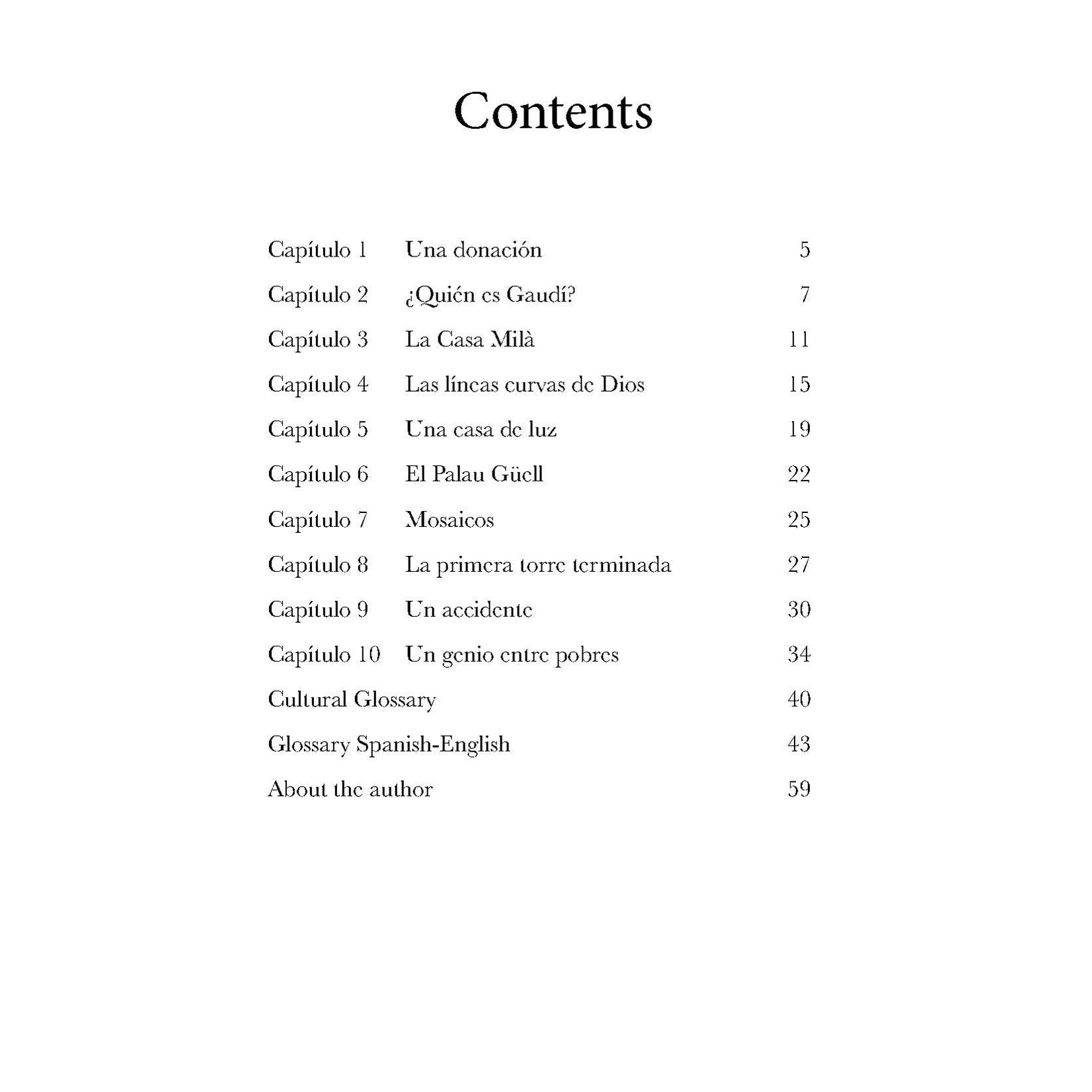 Carmen Meester Historias de la vida de... Gaudí – Spanish-English