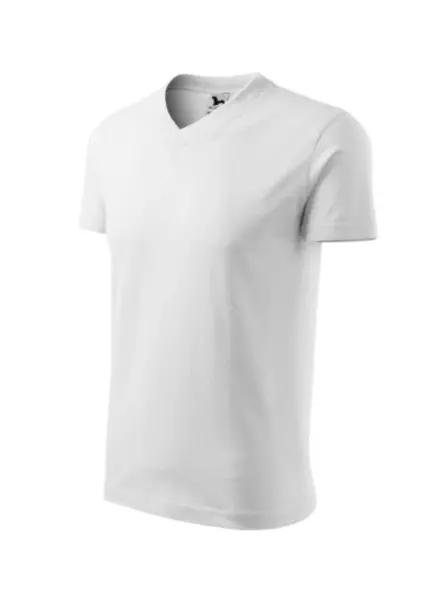 Malfini Malfini V-Neck T-shirts Zwart/Wit