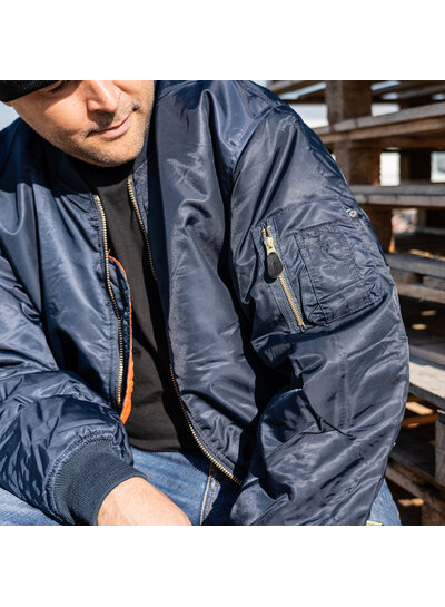 Fostex Fostex MA-1 Bomber Jacket Blauw