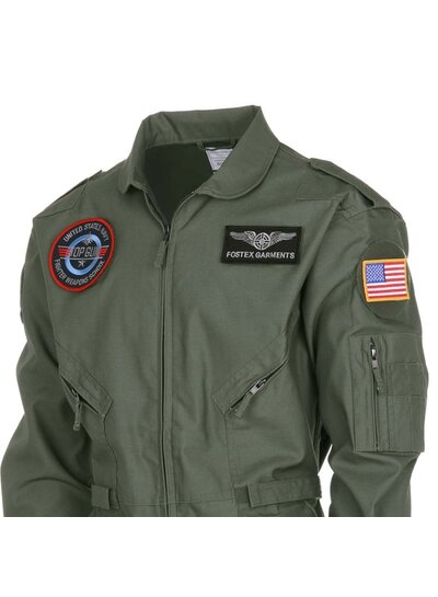 Fostex Piloten Overall Zwart