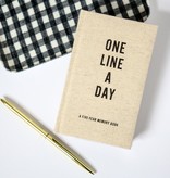 Notitieboek One Line a Day - Canvas
