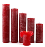 Bika Blooming Candles - Wine Red