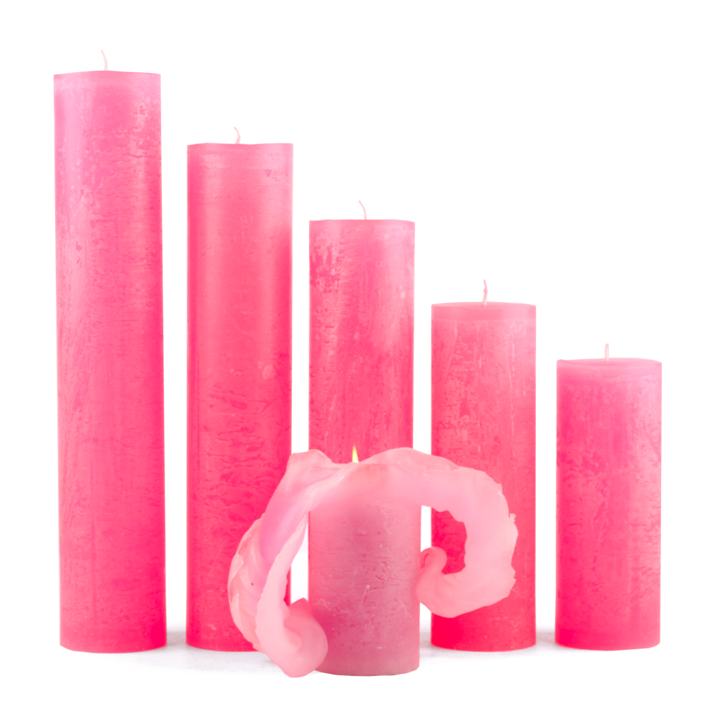Bika Blooming Candles - Candy Cane