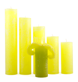 Bika Blooming Candles - Fluorescent Yellow