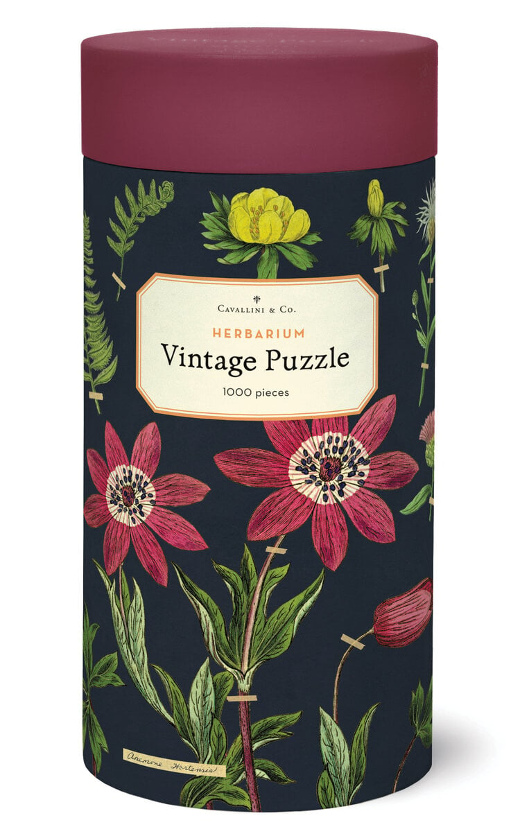 Cavallini & Co Vintage Puzzle Herbarium - 1000 pieces