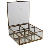 Jewelry Box Glass - 4 Compartments